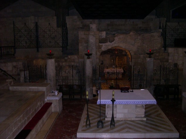 Eglise construite sur le lieu de la maison de Marie