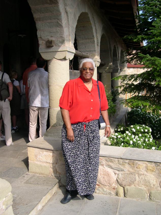 visite d'une Eglise et couvent au Météores