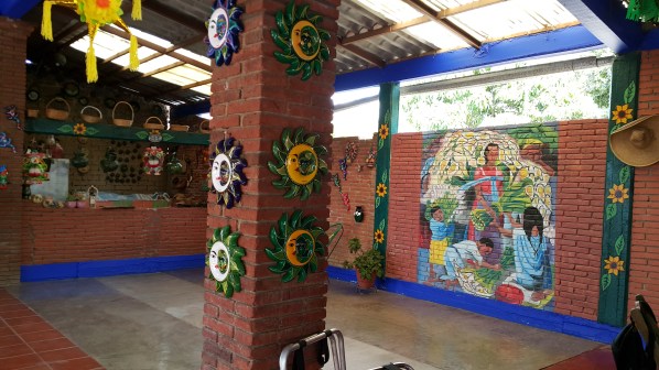 Déjeuner à l' Hacienda de Noria