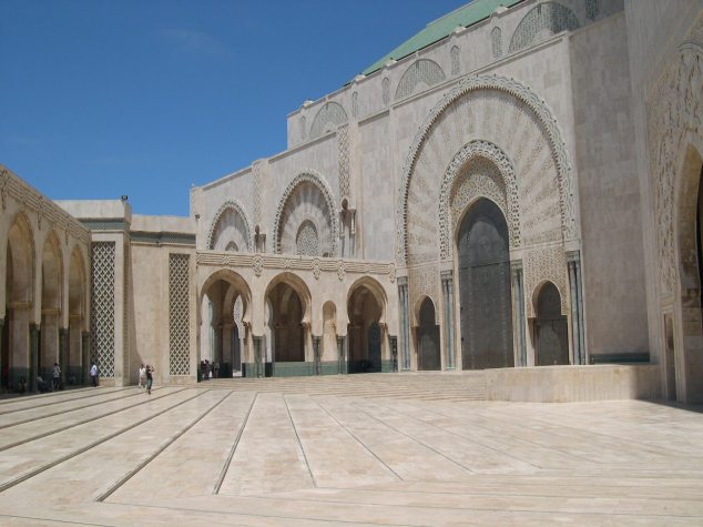 Casablanca la Mosquée la cour
