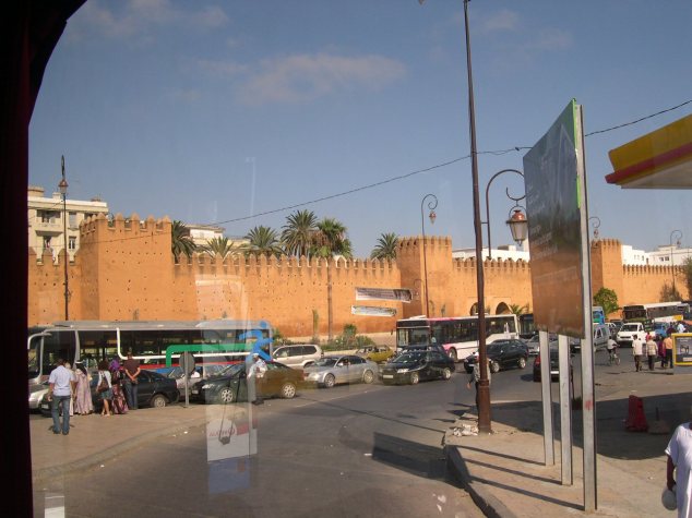 Rabat les remparts tour de la ville