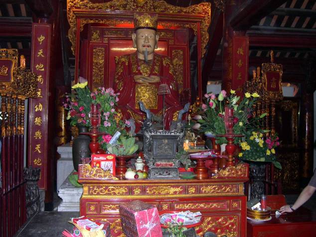 Visite du Temple de Conficius 5 le Boudha