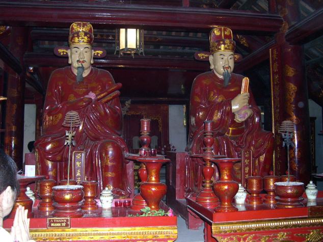 Visite du Temple de Conficius 7 les Boudha