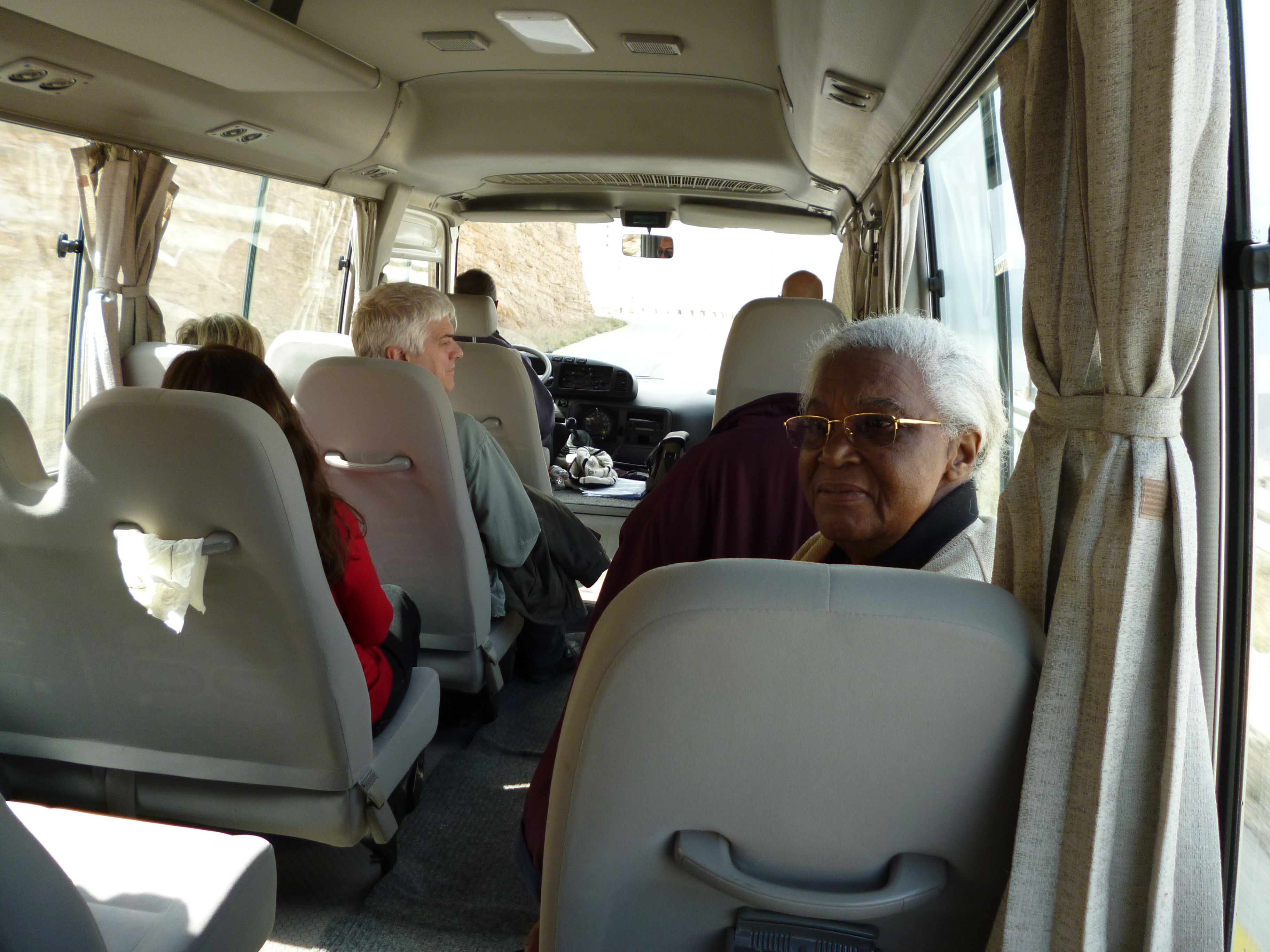 dans le Car touristique