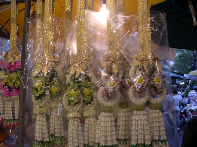 marché aux fleurs à bangkok n°2