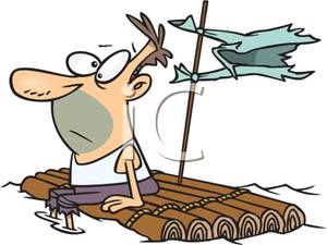 raft-clipart-A_stranded_man_on_a_wooden_raft_100923-152511-075060